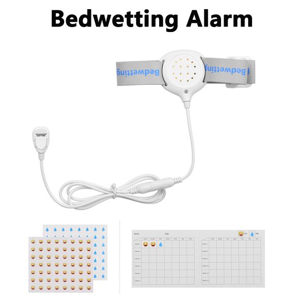 

bedwetting alarm pee alarm enuresis sensors forkids potty training elder care with sound vibration led light indicator reminding