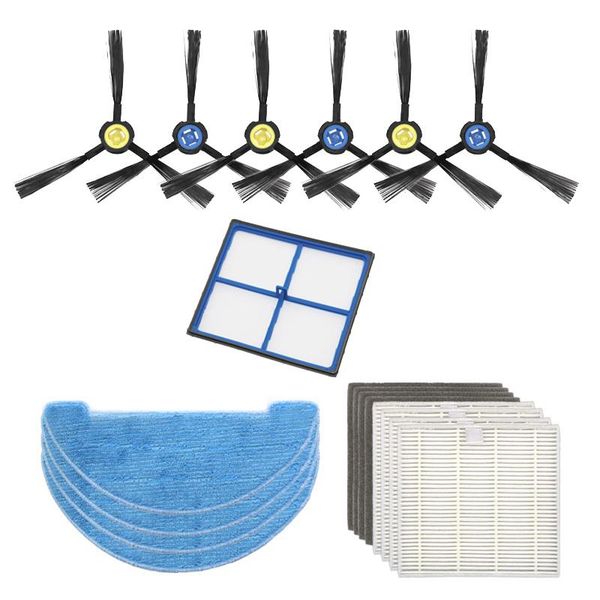

for ilife v8 v8s x750 x800 x785 v80 robot vacuum cleaner spare parts replacement side brush hepa filter mop cloth cleaners