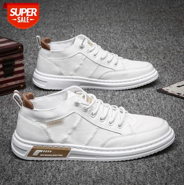 

little white men's shoes korean casual all-match canvas flat net red #yl3x
