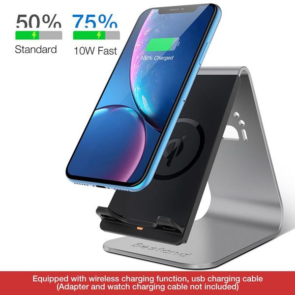 

cell phone mounts & holders 10w fast wireless charger for 11 xs xr qi charging stand holder s10 huawei p30 pro