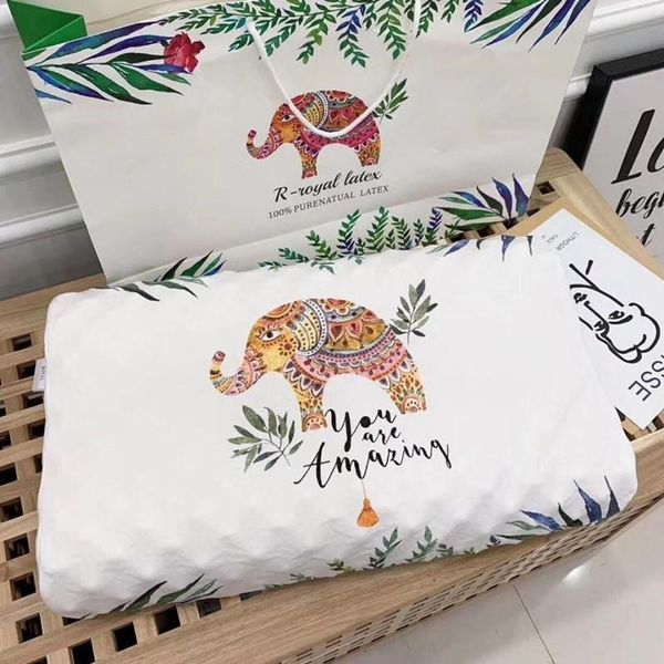 

pillow soft memory latex home textile bedding throw pillows neck protection slow rebound shaped for sleeping orthopedic