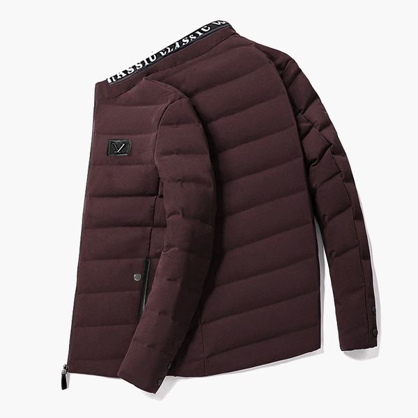 

loose winter slim men's coat black fashion down jacket