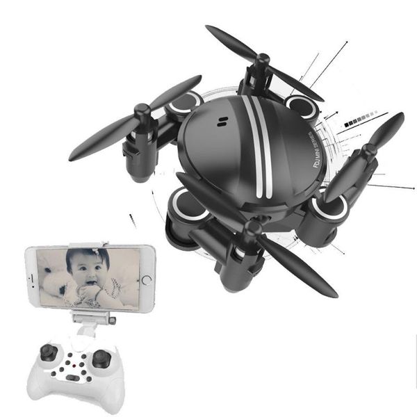 

eboyu(tm) sh1 wifi 2.4ghz 4ch 6-axis gyro 3d led ufo mini rc quadcopter drone with real-time fpv and hd 0.3mp camera rtf drones