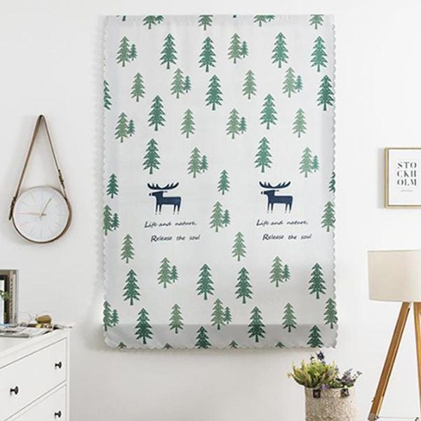 

curtain & drapes christmas tree cartoon elk blackout curtains for living room bedroom kid castle window treatment home decor