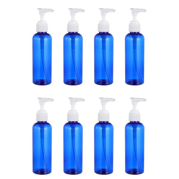 

storage bottles & jars 8pcs 100ml shampoo lotion refillable empty pump dispenser bottle