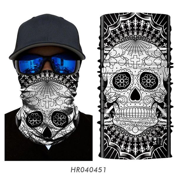 

cycling caps & masks washable half mask skull bandana tube buff hiking scarf neck gaiter opaska breathable balaclava motorcycle face shield, Black