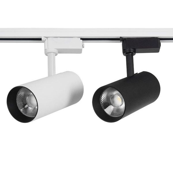 

qyartistry led track light 12w 20w 30w cob 2-wire connector 220v lighting lights