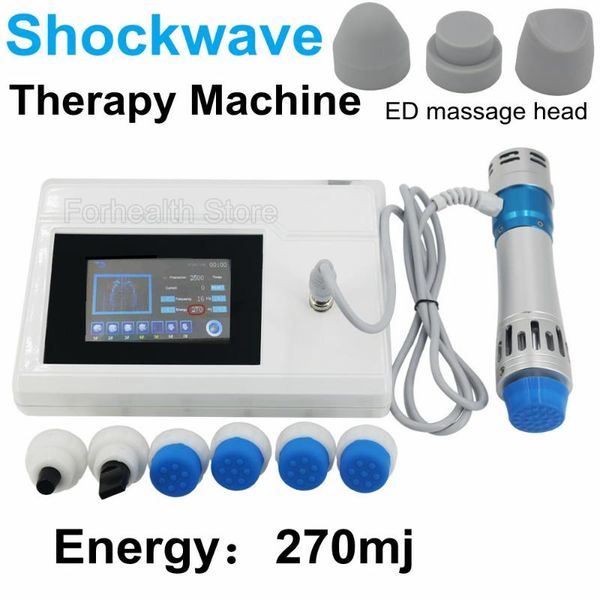 

electric massagers shockwave therapy equipment for erectile dysfunction pain relief body relax massager wave physiotherapy 10-270mj