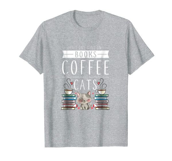 

Books coffee cats shirt, Mainly pictures