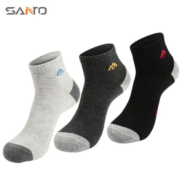 

sports socks quick dry cotton sport summer outdoor thin short sock slippers men/women running camping calcetines ciclismo 6 color, Black