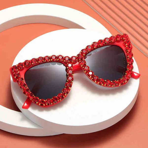 

sunglasses new exquisite diamond inlaid women's fashion wear sunglasses live, White;black