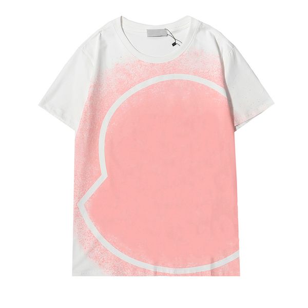 

21ss designer tide t shirts chest letter laminated print short sleeve high street loose oversize casual t-shirt 100% pure cotton for men an, White;black