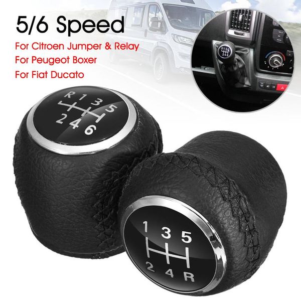 

shift knob 5 6 speed mt car gear lever shifter handball for jumper relay boxer ducato 2002-2014