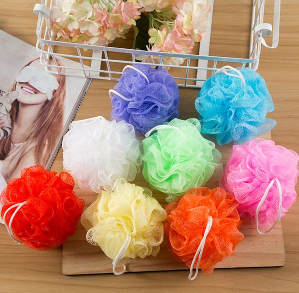 

30 gram bath shower sponge mesh pouf nylon oofahs small ball s