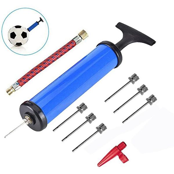 

party decoration 10pcs/set ball pump portable inflating tools with needles valve adapter air hose hand inflator balloon accessory