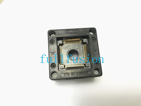 OTQ-80-0.65-07 Enplas IC Test and Burn in Socket QFP80Pin 0.65mm Pitch Dimensione confezione 14x14mm