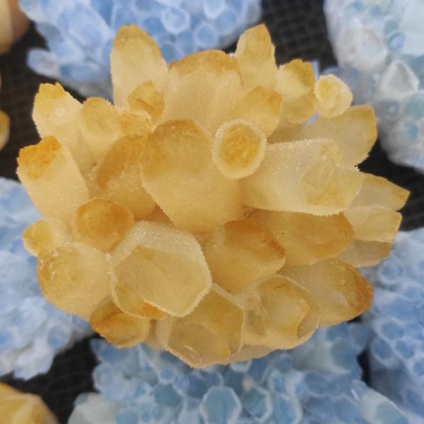 

decorative objects & figurines 1pcs300 -700g big size natural citrine quartz geode druzy z crystal cluster healing specimen home decorat