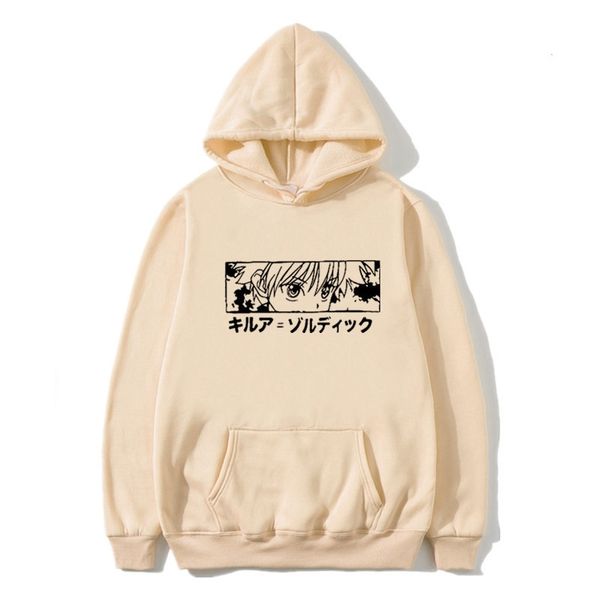 

animation full time cartoon x hunter european size sweater male hoodie couple, Black