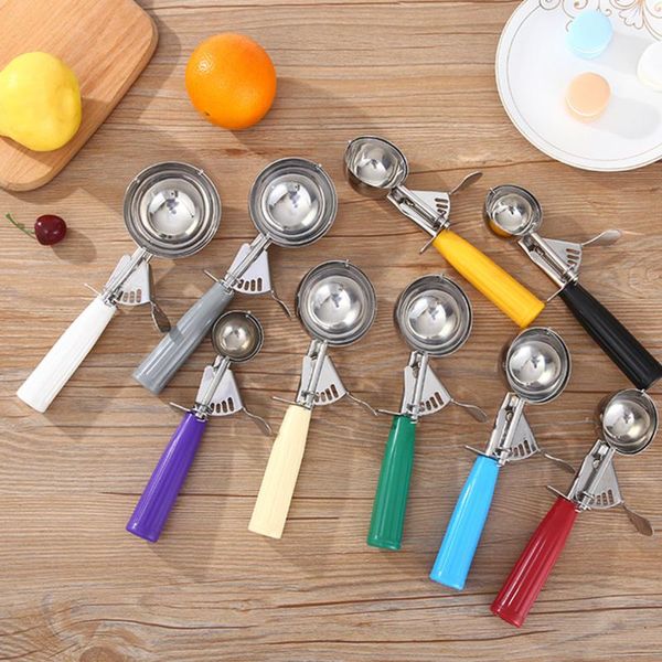 

spoons ice cream sc oop cookie oop, stainless steel ooper with t rigger