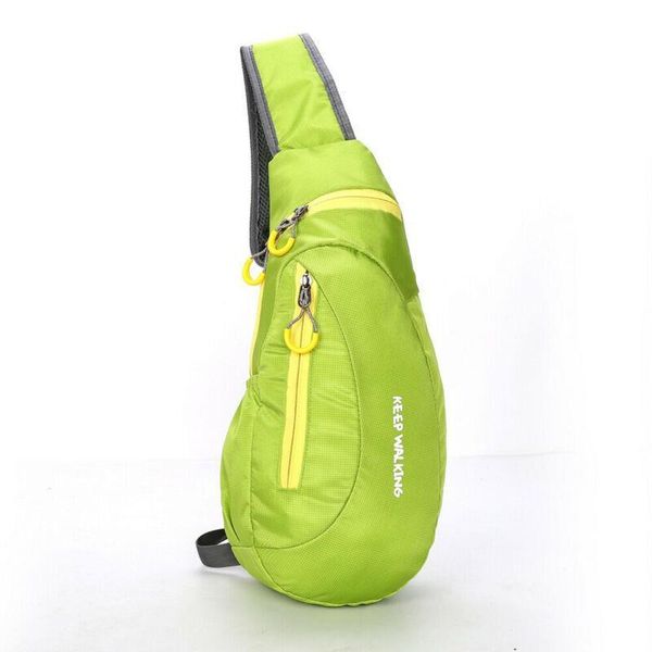 

men nylon crossbody shoulder bag chest cycle sling pack daily travel male solid waist packs chest belt bags