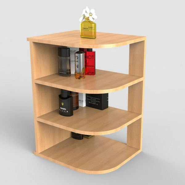 

hooks & rails small bookshelf table shelf corner cosmetics simple student