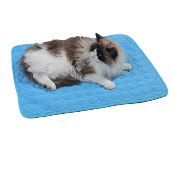 

kennels & pens pets summer cooling mat dog cat ice kennel pad cool cold cooler sofa car mats portable tour sleeping pet accessories #