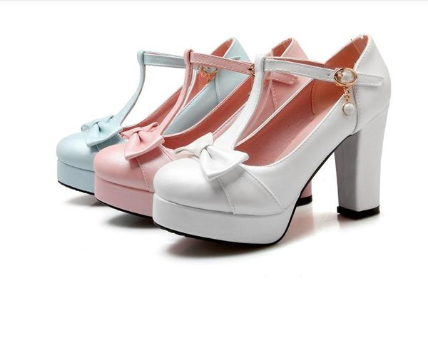 

women's shoes in spring and autumn high coarse heel round head @985, Black