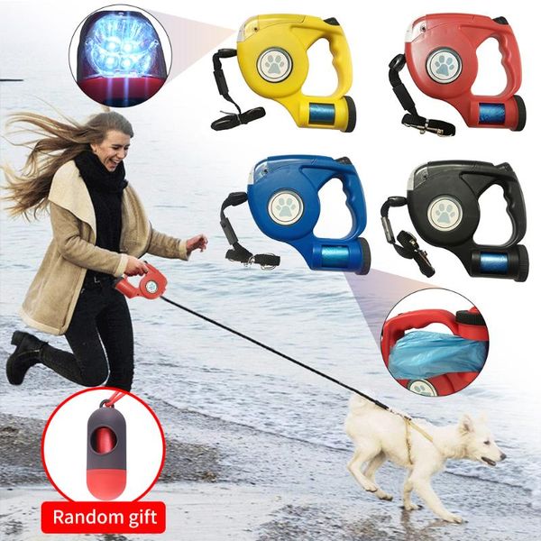 

dog collars & leashes 3m/5m durable leash automatic retractable nylon cat lead extending puppy walking running roulette for