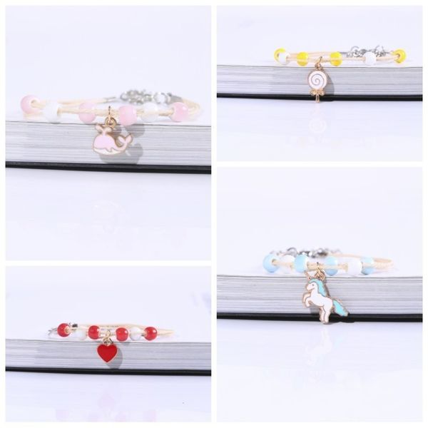 

simple forest department bracelet female unicorn student gift jingdezhen ceramic jewelry, Black