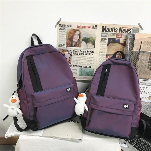 

backpack fashion women's men's school backpacks nylon bags for girls boys cool mochila 2021