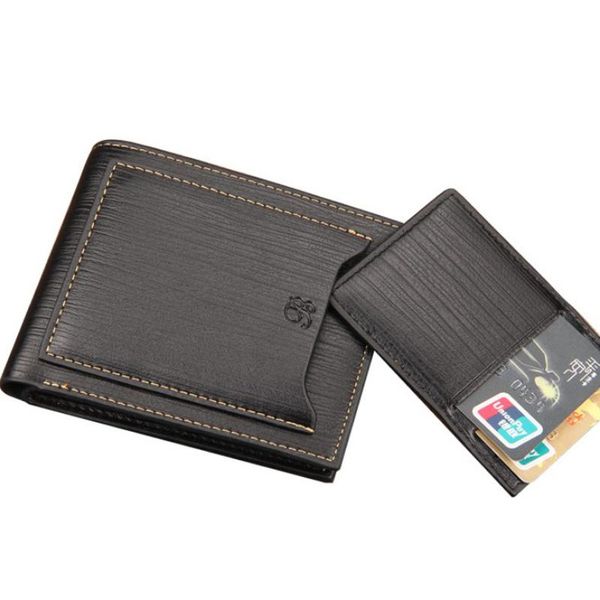 

wallets mens luxurious wallet bifold leather with zip cash coin pocket, Red;black