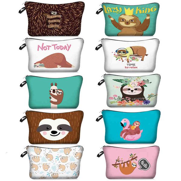 

cosmetic bags & cases creative digital printing tree sloths cosmetics bag case fashion versatile convenient travel storage bag cosmetic canv