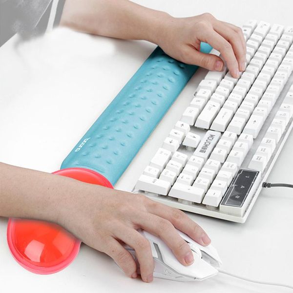 

mouse pads & wrist rests fashion heart silicon pad clear wristband for deskcomputer mousepad keyboard support cushion (