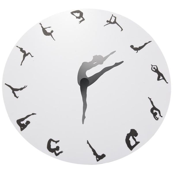 

wall clocks timelike clock ballerina ballet dancing girl pattern acrylic 30x30cm for gift