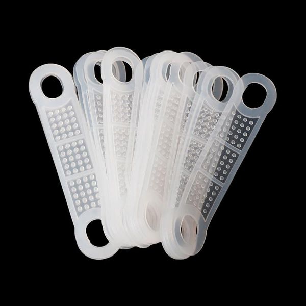 

hangers & racks 20pcs silicone clothes shoulder pad anti slip strip rack windproof clothe hang accessories s/l size