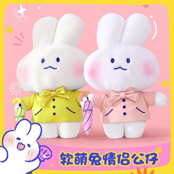 

rabbit plush toy couple doll