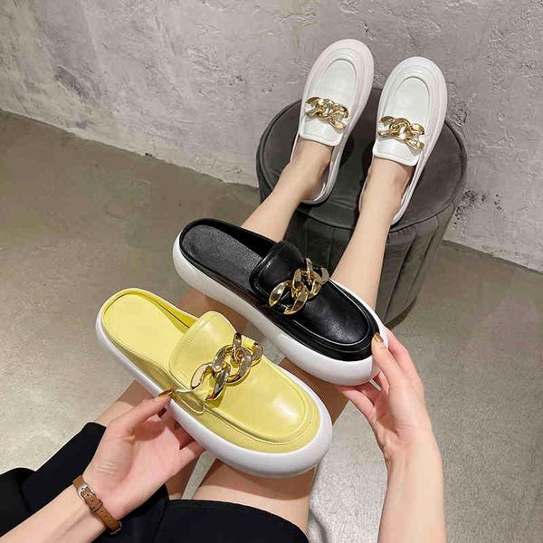 

slippers underground female slippers with rivets, basic metal for women's decoration summer, low-rubber nxje, Black