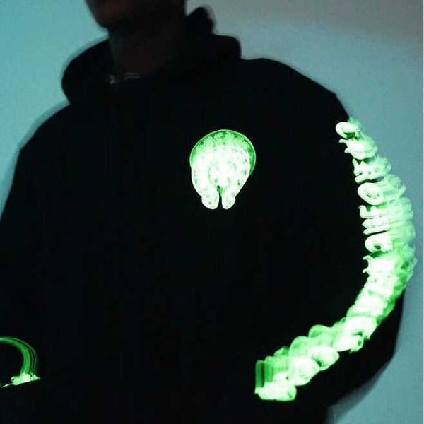 

chrome/hearts21 years of ~ ch crosin 18] on limited fluorescent green may luminous sanskrit hoodie[finished, Black