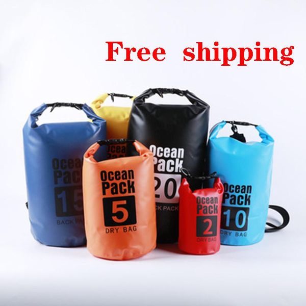 

inflatable floats & tubes single shoulder double drifting bag outdoor waterproof swimming floating dry storage