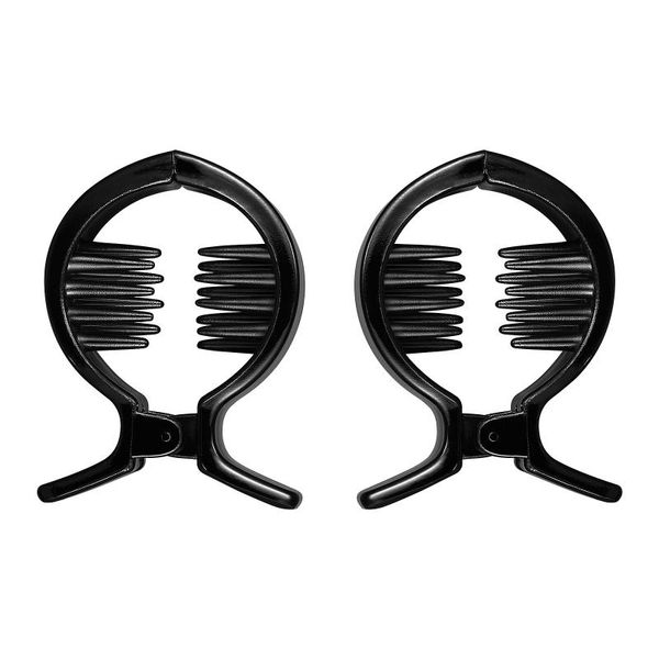 

hair clips beaupretty 2pcs ponytail holders simple fish jaw accessories