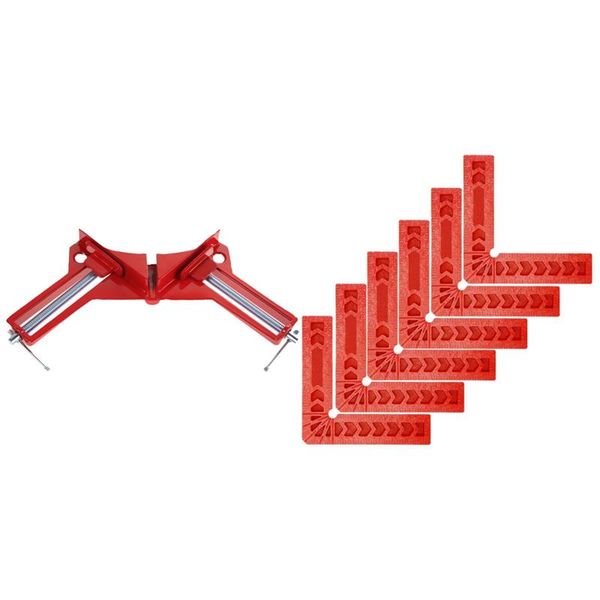 

car gps & accessories 1 set 4 inch 90 degree positioning squares pcs right angle clip frame corner clamp