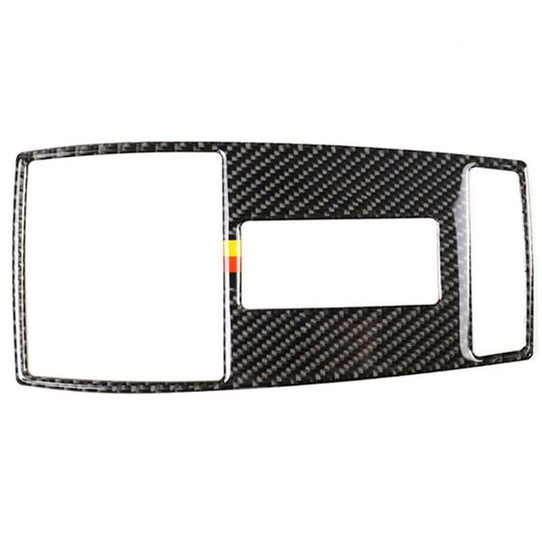 

working light reading trim, carbon fiber car control panel cover trim frame for - w212 w204 glk cls