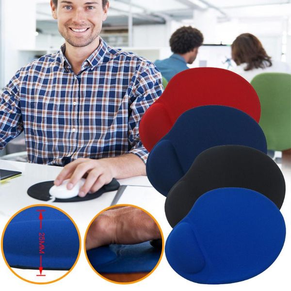 

mouse wrist rest pad pain relief perfect for computer lapoffice slow bounces back super soft fabric relieve pressur mice