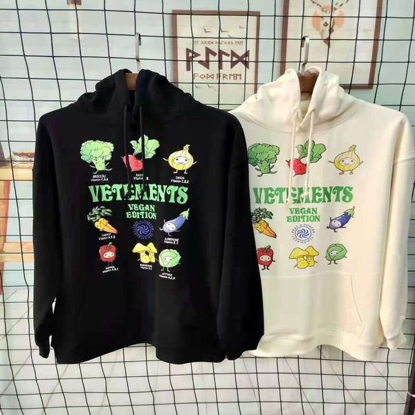 

vet cotton lotus hoodie men's plant digital printing long sve loose version brand sweater, Black