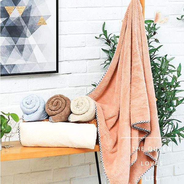 

towel large bath microfiber robe absorb hair body for adults quick dry travel sports blanket towels big size 140x70cm