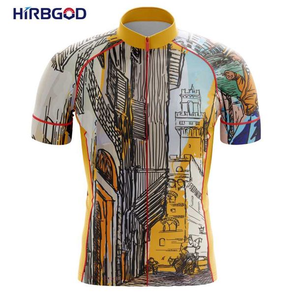 

men cycling clothing for italy venice oil painting pattern breathable bicycle wear summer mtb road bike shirt,tyz680-01 racing jackets, Black;red