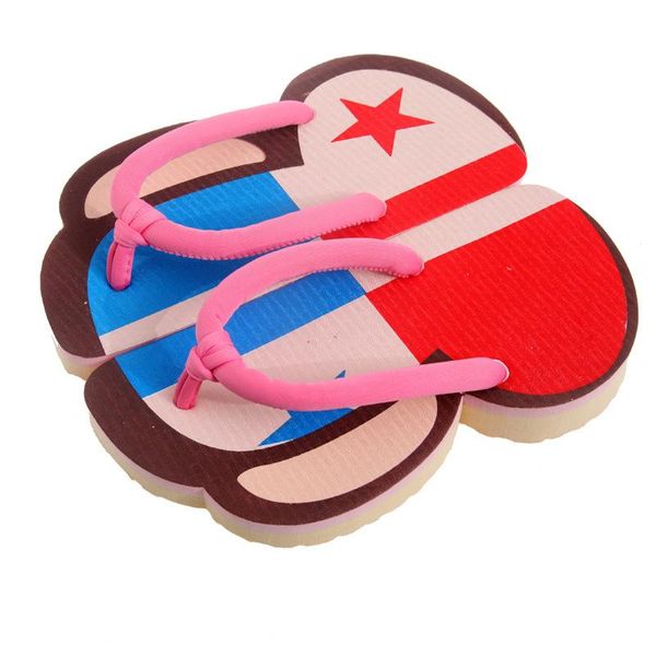 

slippers cool eva herringbone cartoon monkey women's beach shoes, Black