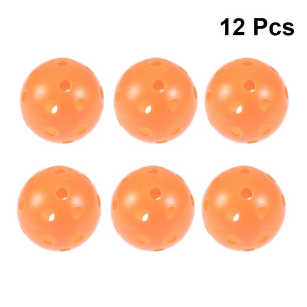 

golf balls 6pcs sets for indoor and outdoor courts (orange)