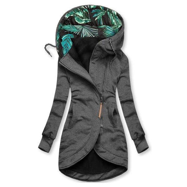 

women's jackets women parkas solid stitching drawstring hooded slim pullovers winter jacket hoodies outwear pull manteau femme, Black;brown