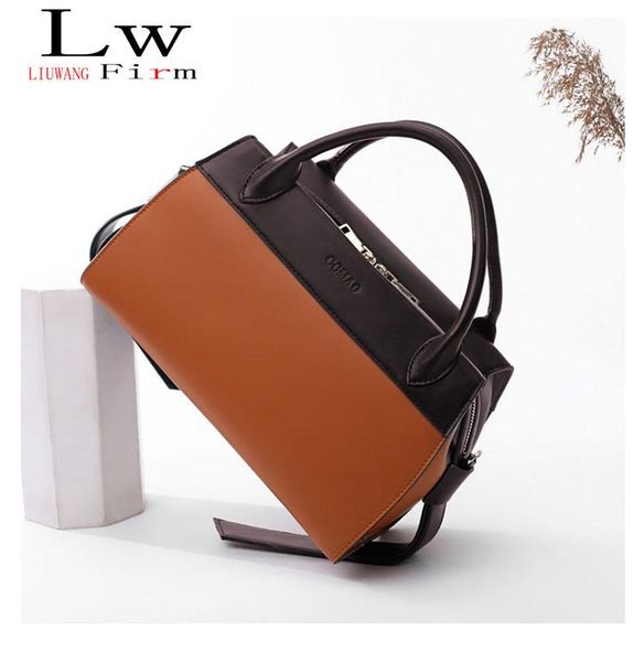 

evening bags contrasting color messenger women's bag portable shoulder simple and versatile handbag personality fashion
